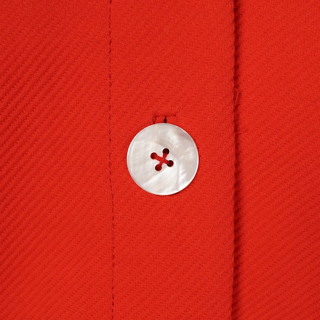 1960s Red Shirt w Pockets