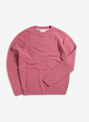 Crew Neck Jumper | Alpaca Wool | Mauve