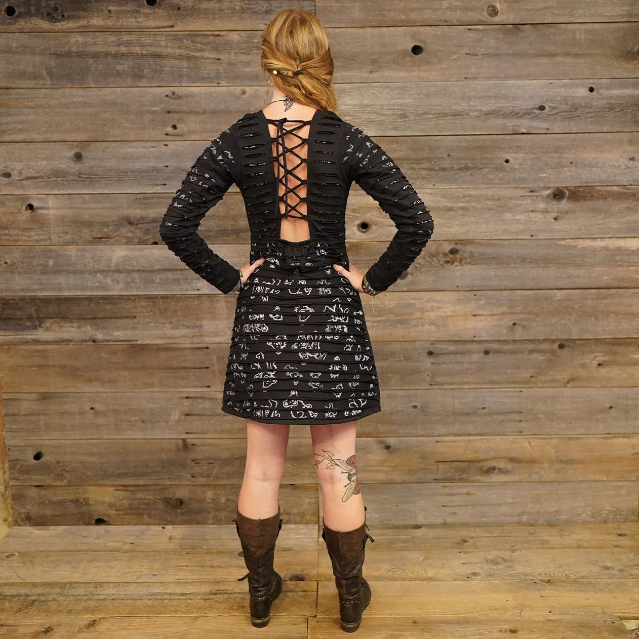 Grateful Dead Razor-Cut Dancing Bear Dress