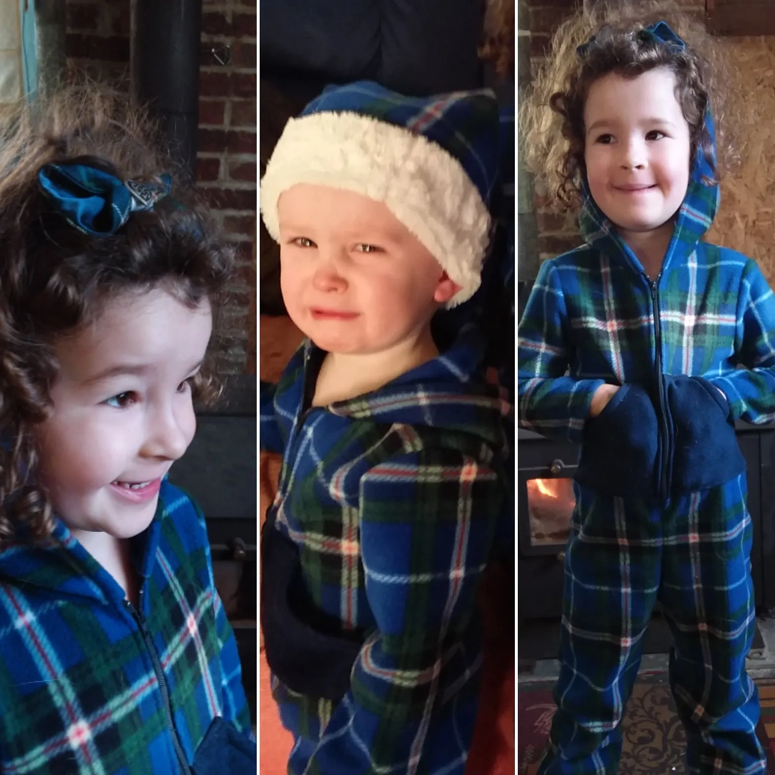 Tartan Baby Snowsuit