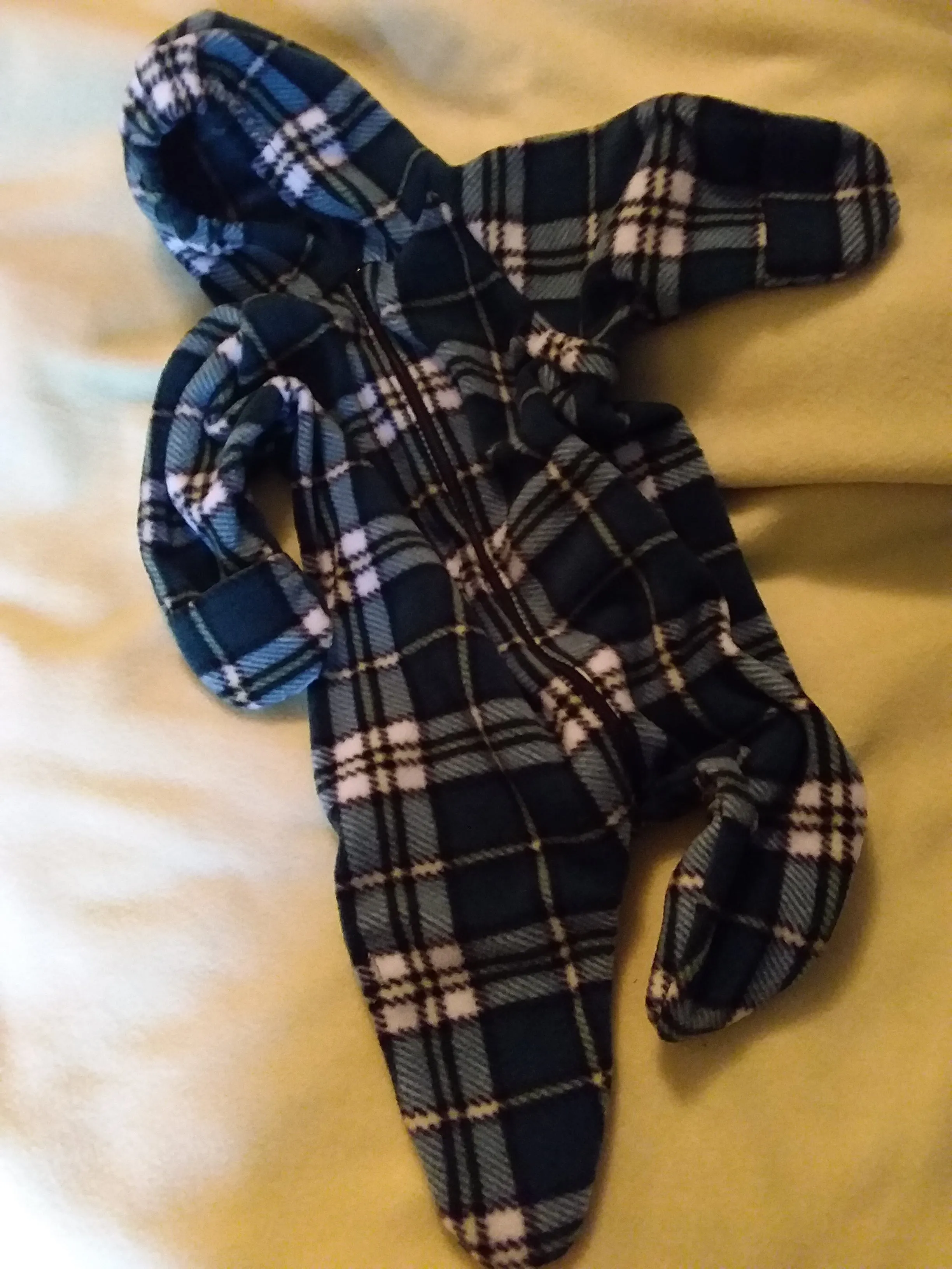 Tartan Baby Snowsuit