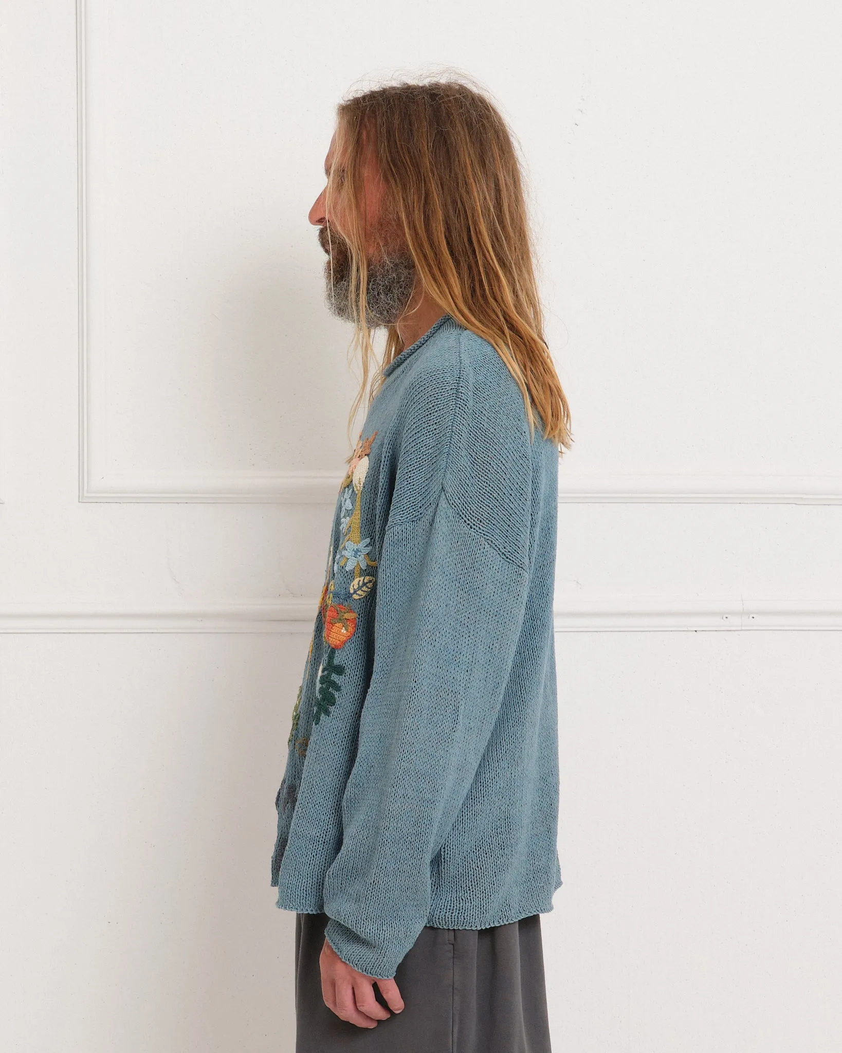 Twinsun Knit Rollneck - Purple Growing Peace