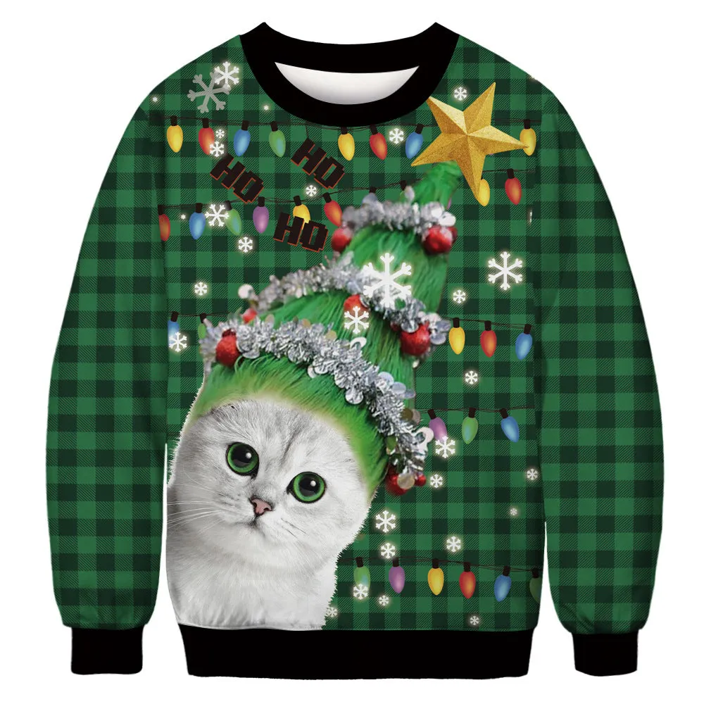 XMAS Crew Neck Jumper Women Sweatshirt